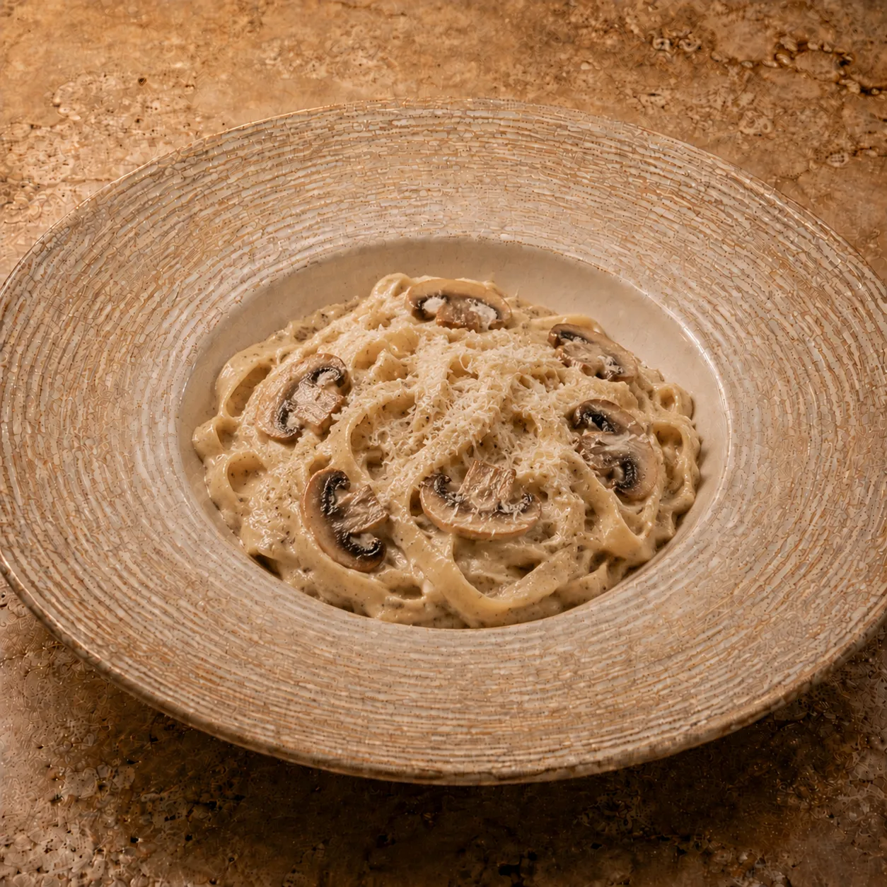 Trüflü Mantarlı Fettuccine
